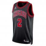 Chicago Bulls Trikot Lonzo Ball 2 Jordan 2022-23 Statement Edition Schwarz Swingman - Herren